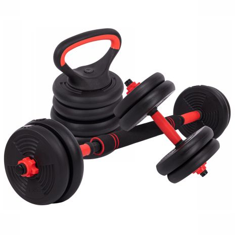 Установите многофункциональный RLANET Sport 4 в 1 гантели Stange Girya Dills 15 кг