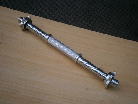 Хромований гриф гантельний Planet Sport 40 см 25 мм 1,3 кг 1 шт