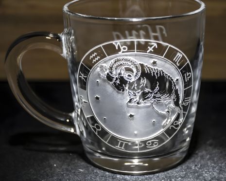 Гравійована чашка Знак Зодіаку Овен