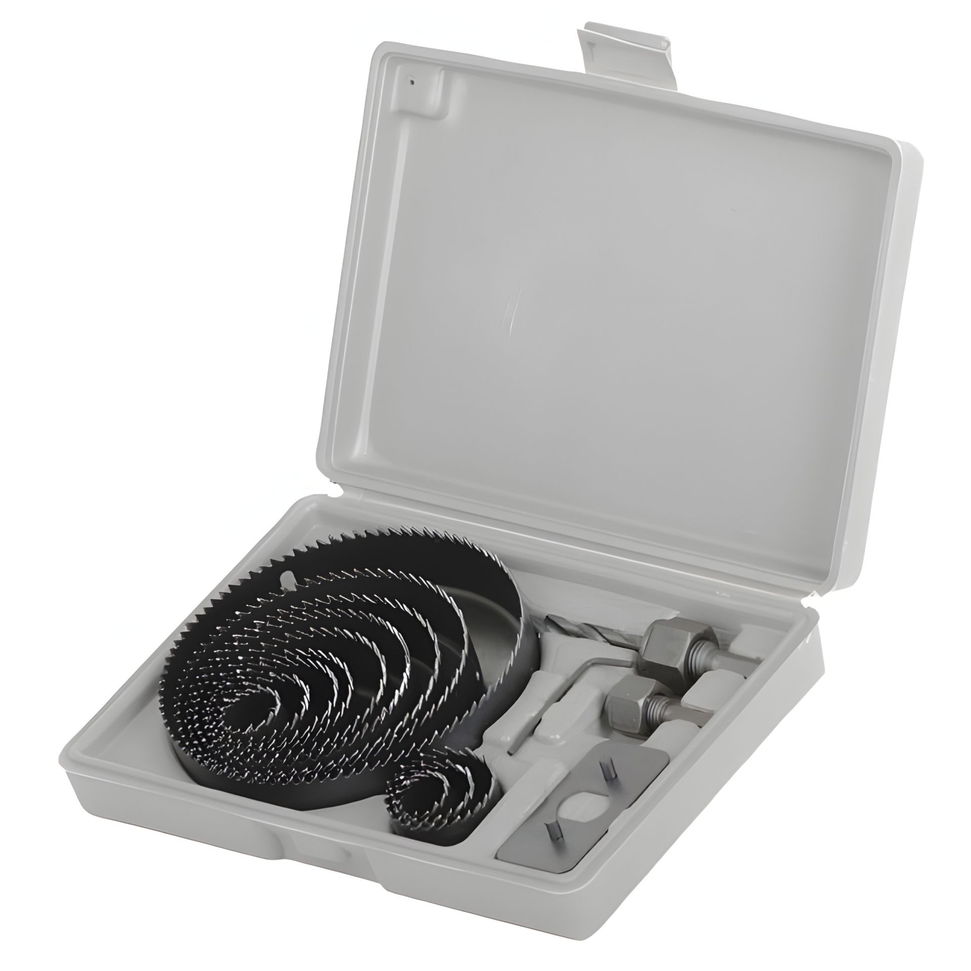 Набір корончатих свердел по дереву, 16 од., 19-127 мм від INTERTOOL BT-0026 Набір корончатих свердел по дереву, 16 од., 19-127 мм від INTERTOOL BT-0026