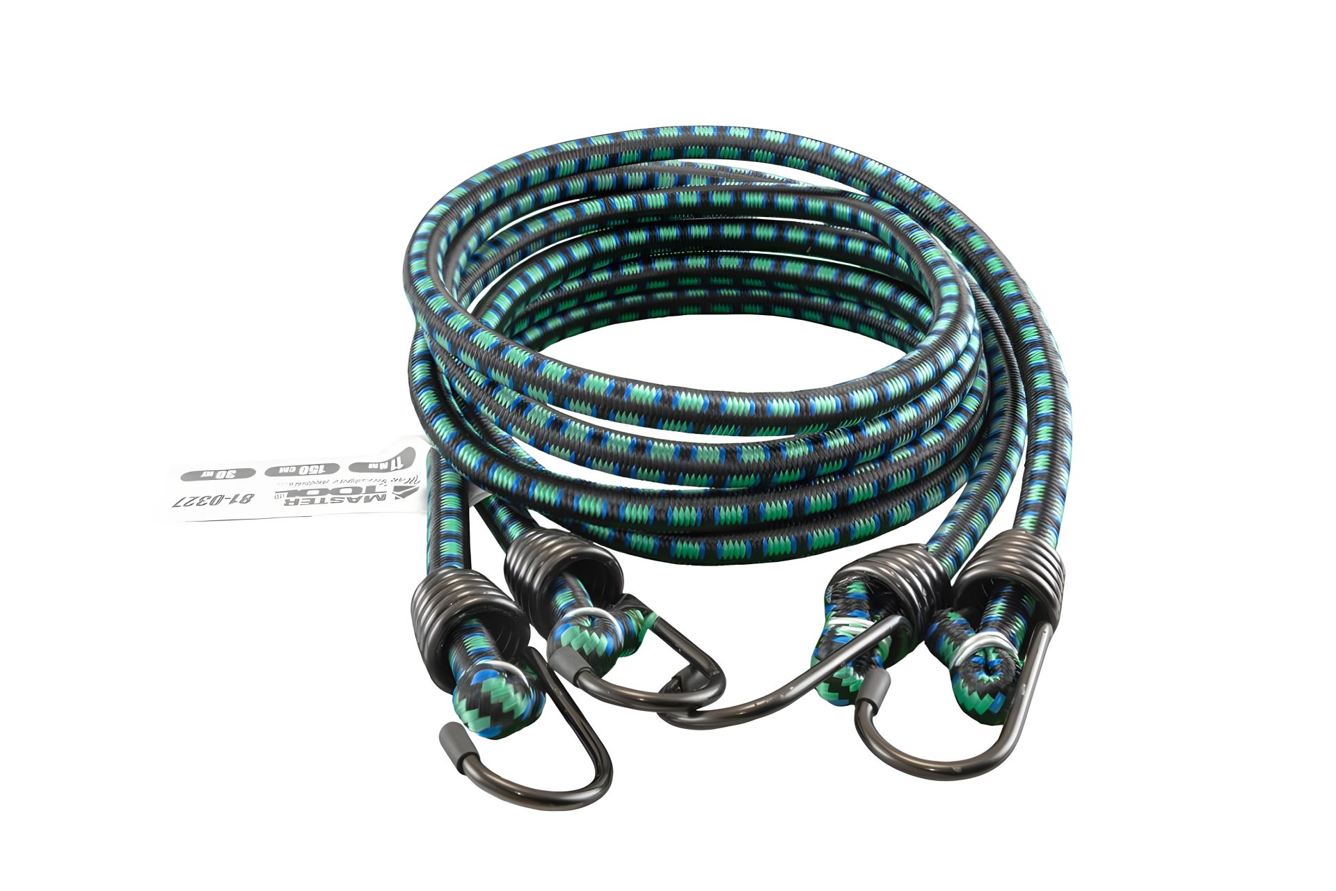 Гумова стяжка вантажу Ø 11 мм 150 см набір 2 шт MASTERTOOL 81-0327 Гумова стяжка вантажу Ø 11 мм 150 см набір 2 шт MASTERTOOL 81-0327