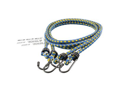 Резиновая стяжка груза Ø 8 мм 120 см, набор из 2 шт, MASTERTOOL 81-0322