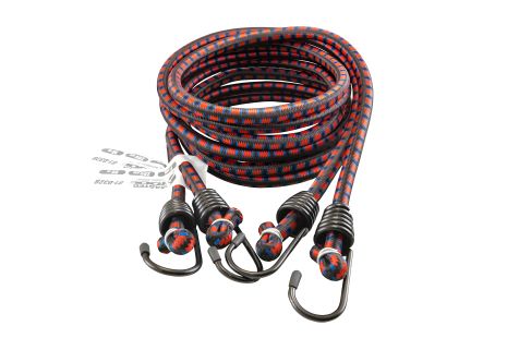 Гумова стяжка вантажу Ø 11 мм 200 см набір 2 шт MASTERTOOL 81-0328