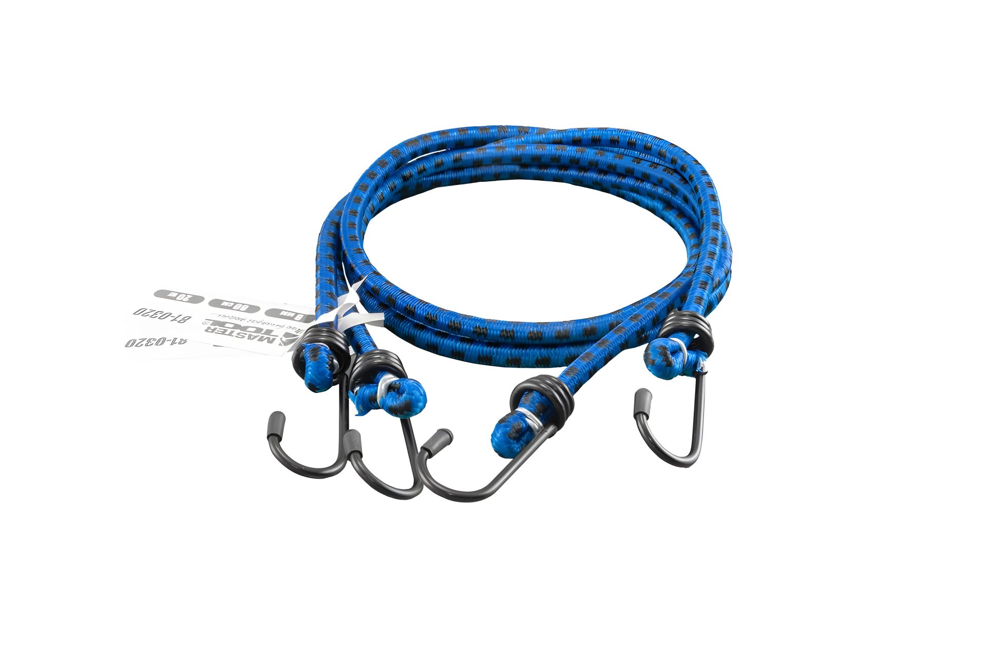 Вантажу гумова стяжка Ø 8 мм 80 см набір 2 шт MASTERTOOL 81-0320 Вантажу гумова стяжка Ø 8 мм 80 см набір 2 шт MASTERTOOL 81-0320