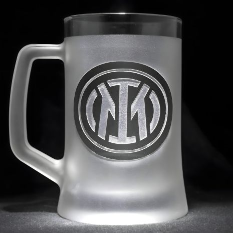 Бокал для пива з гравіюванням логотипу Inter Football Club ФК Інтер