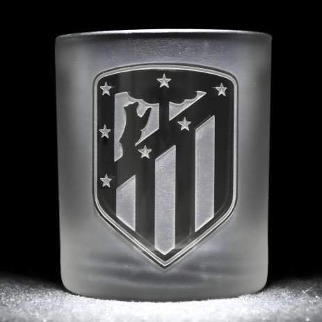 Стакан для виски с гравировкой логотипа ФК Атлетико Мадрид Club Atlético de Madrid
