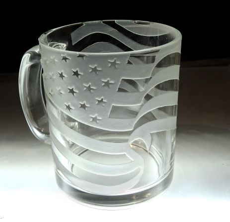 Американская флаговая чашка SandDecor