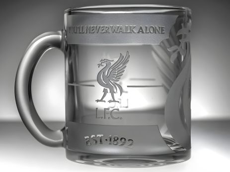 Чашка с гравировкой "Ливерпуль", FC Liverpool, SandDecor Чашка с гравировкой "Ливерпуль", FC Liverpool, SandDecor