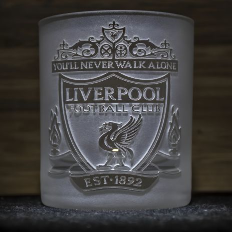Гравірована склянка для віскі FC Liverpool від SandDecor