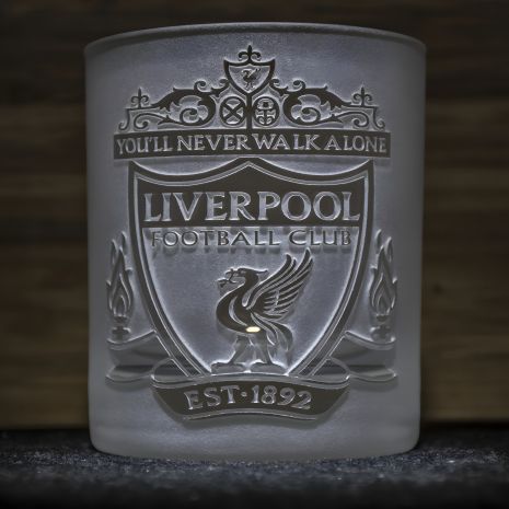 Гравірована склянка для віскі FC Liverpool від SandDecor