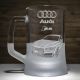 Бокал для пива с гравировкой Audi S5 SandDecor