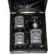 Подарочный набор: Графин и стаканы для виски с гравировкой в деревянной коробке
