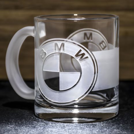 Чашка з логотипом BMW та матовою ручкою Чашка з логотипом BMW та матовою ручкою