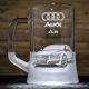Келих для пива з авто гравіюванням Audi A8 — подарунок для автомобіліста Келих для пива з авто гравіюванням Audi A8 — подарунок для автомобіліста