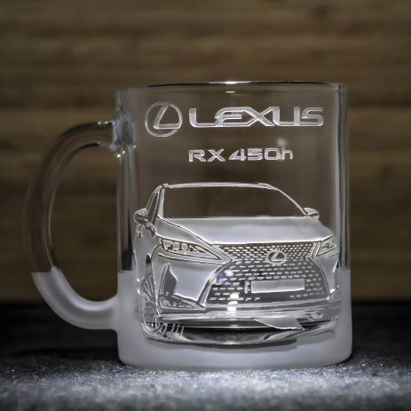 Чашка с гравировкой для чая и кофе Lexus RX