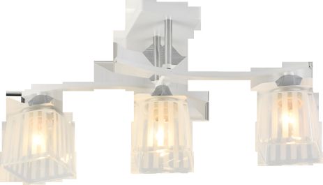 Декоративная потолочная люстра IS XA1394/3 White Chrome на 3 плафона