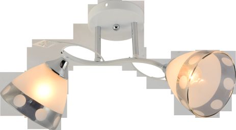 Декорат. люстра VALESO V XA1310B/2 White Chrome, 2 плафона Декорат. люстра VALESO V XA1310B/2 White Chrome, 2 плафона