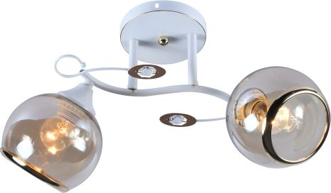 Люстра декоративная IS DA5145A/2 White Gold на 2 плафона