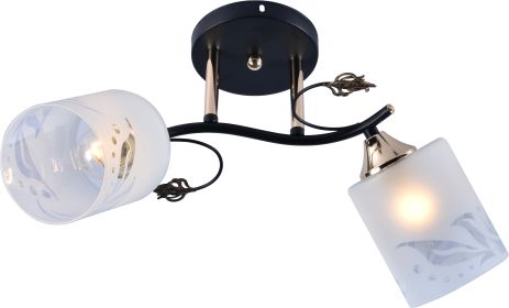 Люстра декоративна V DA5147B/2 Black+Gold на 2 плафони