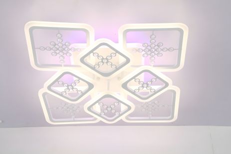 Світлодіодна люстра VALESO V K39893-4+4+1 WT з пультом Світлодіодна люстра VALESO V K39893-4+4+1 WT з пультом