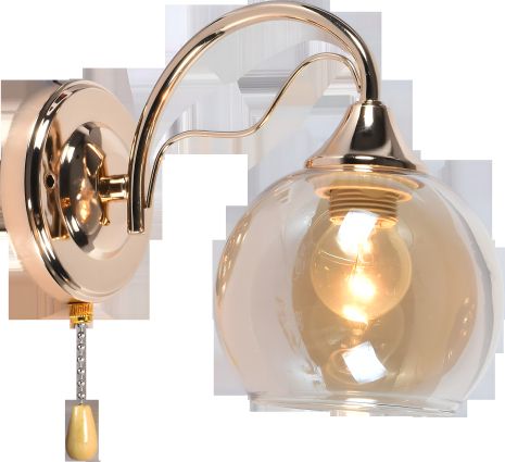 Настенное бра Valeso V DA5118/1 Gold, на один плафон Настенное бра Valeso V DA5118/1 Gold, на один плафон