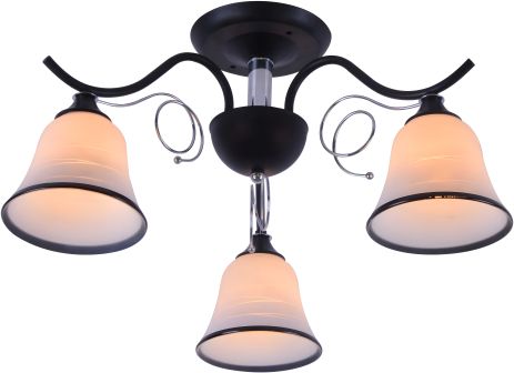 Люстра декоративна VALESO V DA5002B/3 Black+ Chrome на 3 плафона Люстра декоративна VALESO V DA5002B/3 Black+ Chrome на 3 плафона