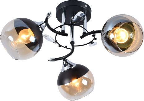 Декоративная люстра V MH32160/3 Black Chrome на 3 плафона
