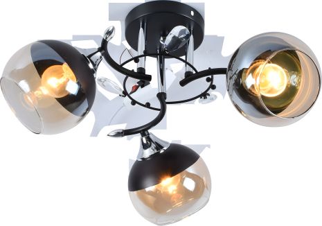 Декоративная люстра V MH32160/3 Black Chrome на 3 плафона