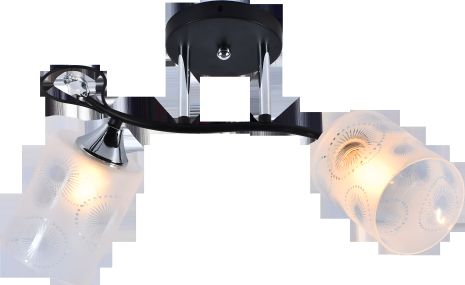 Люстра декоративная V DA5098/2B Black Chrome на два плафона Люстра декоративная V DA5098/2B Black Chrome на два плафона