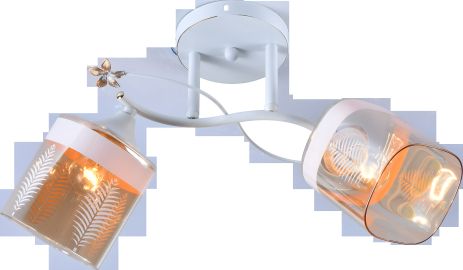 Люстра декоративна VALESO V DA5149A/2 White+Gold на 3 плафона