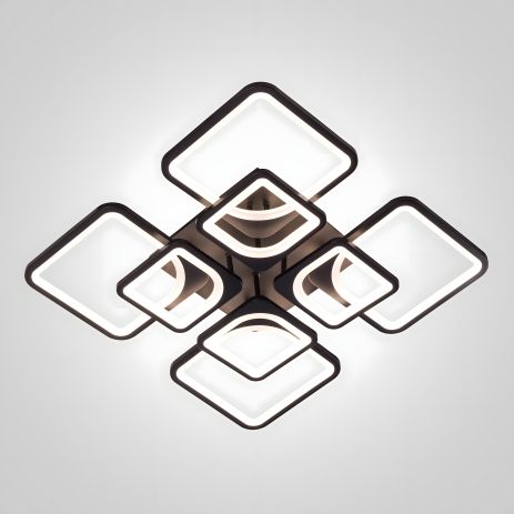 Світлодіодна Люстра IS K39047-4+4 BK