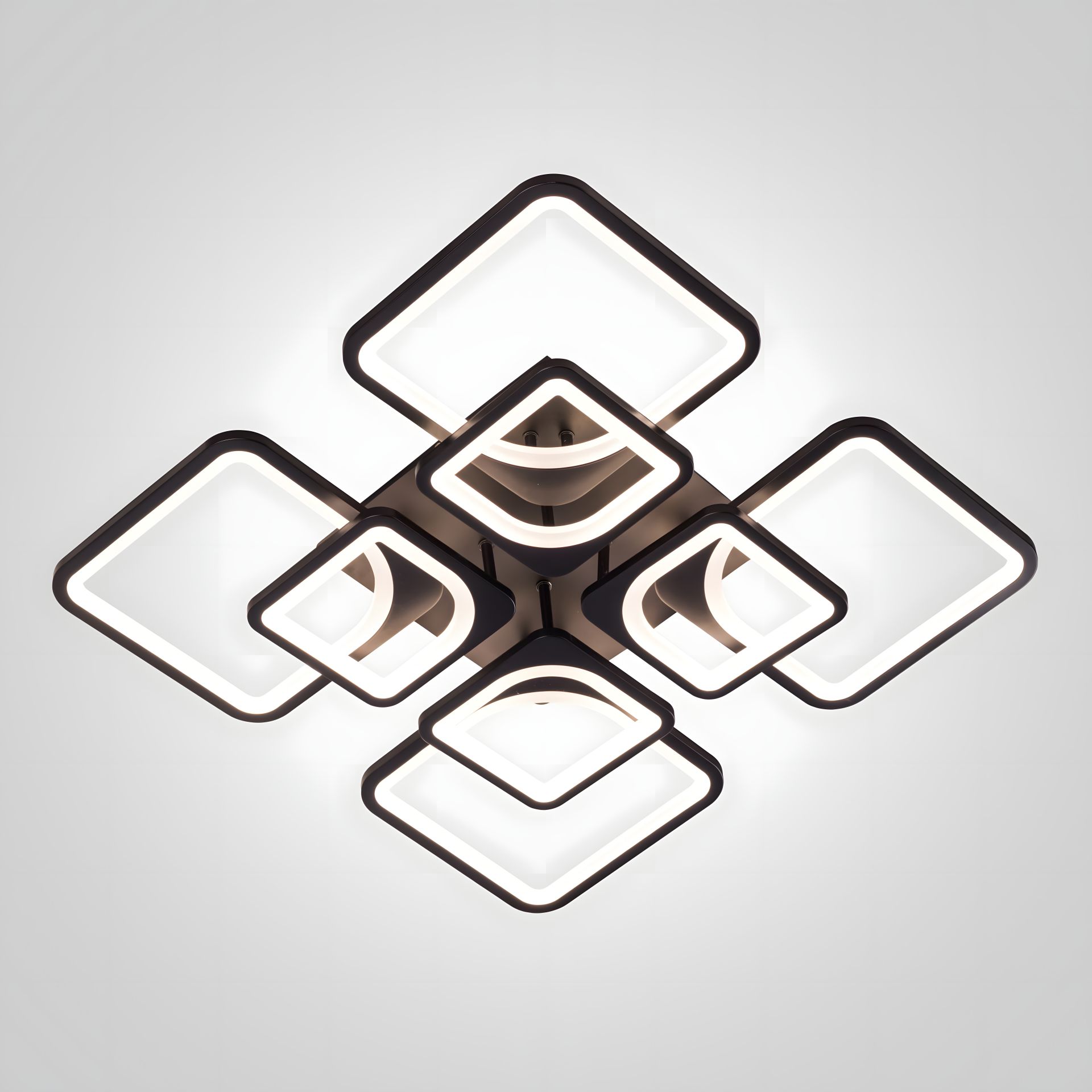 Светодиодная люстра IS K39047-4 4 BK Светодиодная люстра IS K39047-4 4 BK