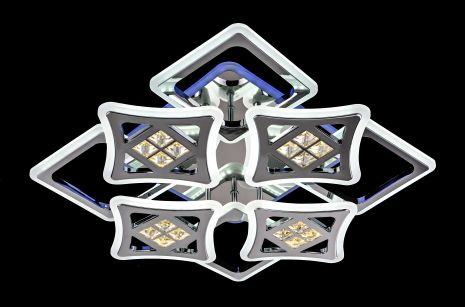 Керований LED-люстра VALESO V 3167-4+4C CR