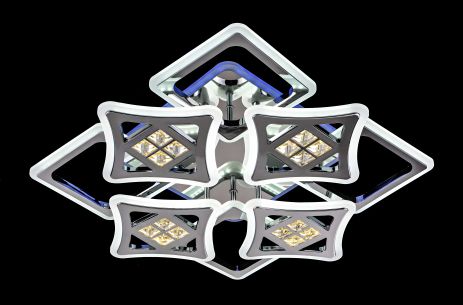 Керований LED-люстра VALESO V 3167-4+4C CR