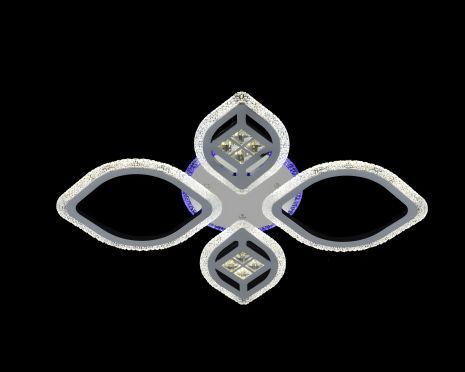 Люстра светодиодная с пультом VALESO V 3222-2 2C CR