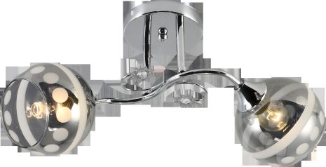 Люстра декоративна IS XA1379/2 Chrome на 2 плафонів CharmLight