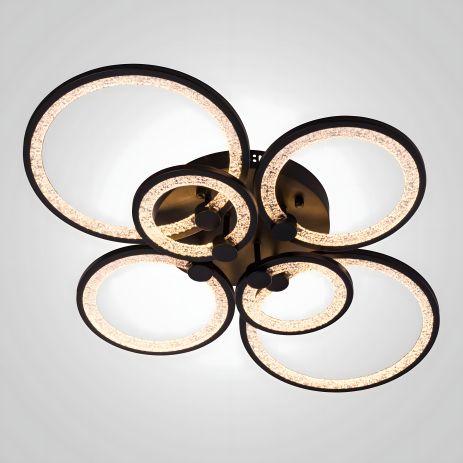 V світлодіодна люстра K39556-2+2+2 BK