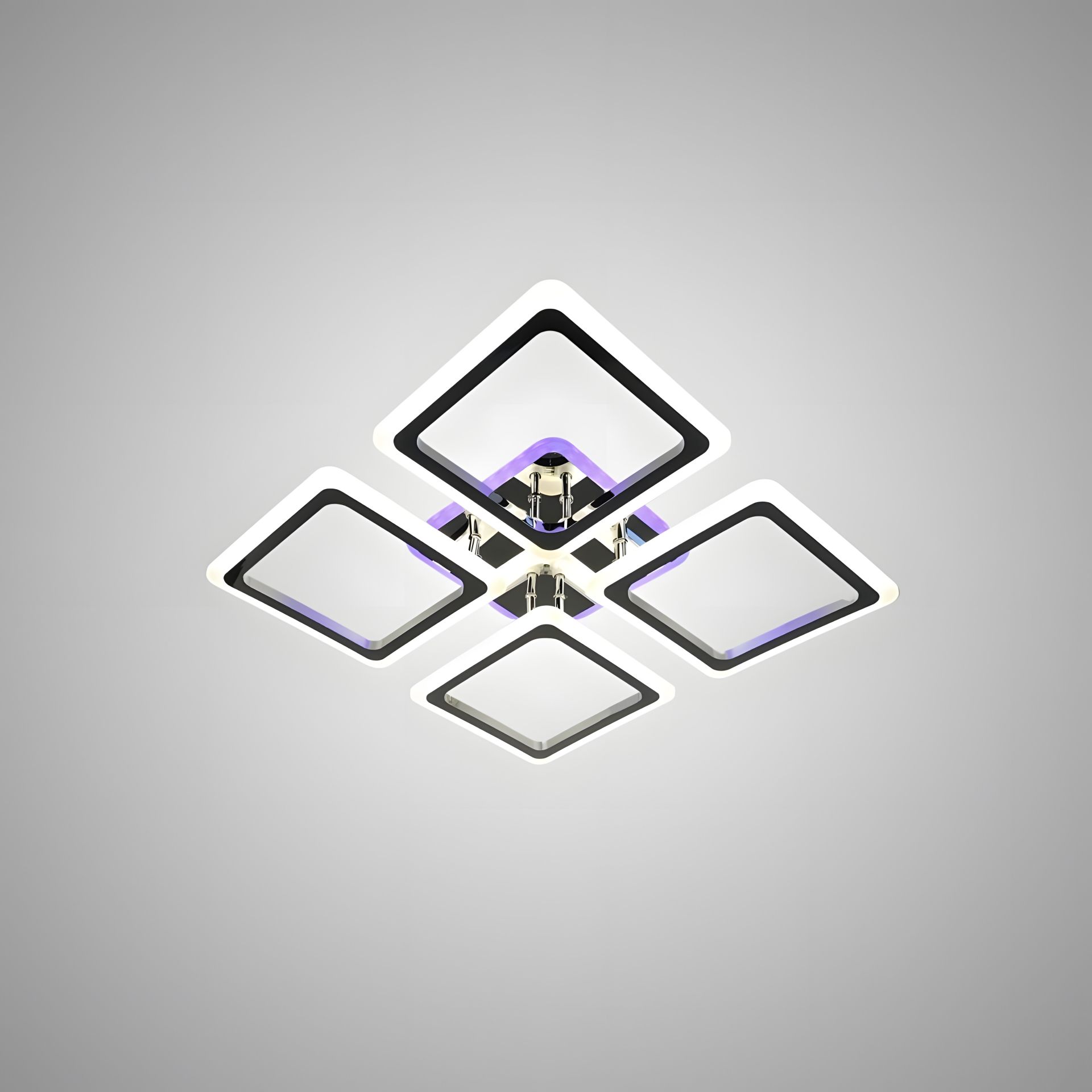 Акриловая светодиодная люстра Valeso W7117-4B Акриловая светодиодная люстра Valeso W7117-4B