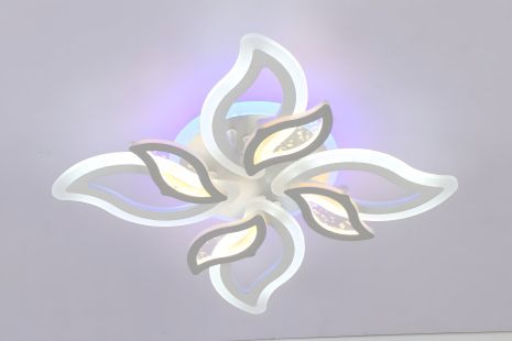 Люстра світлодіодна V K29129-4+4+1 WT+SL з пультом