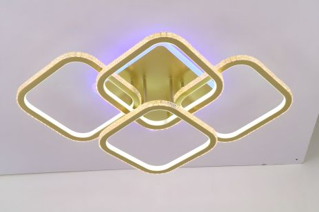 Люстра стельова LED V K29139-4+1 GD з пультом