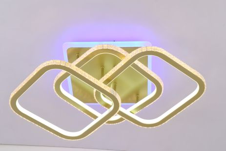 Світлодіодна люстра VALESO V K29139-3+1 GD з пультом