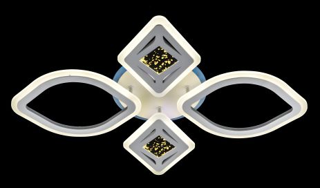 Світлодіодна люстра з пультом Valeso V 2134-2+2C-TL WH Світлодіодна люстра з пультом Valeso V 2134-2+2C-TL WH