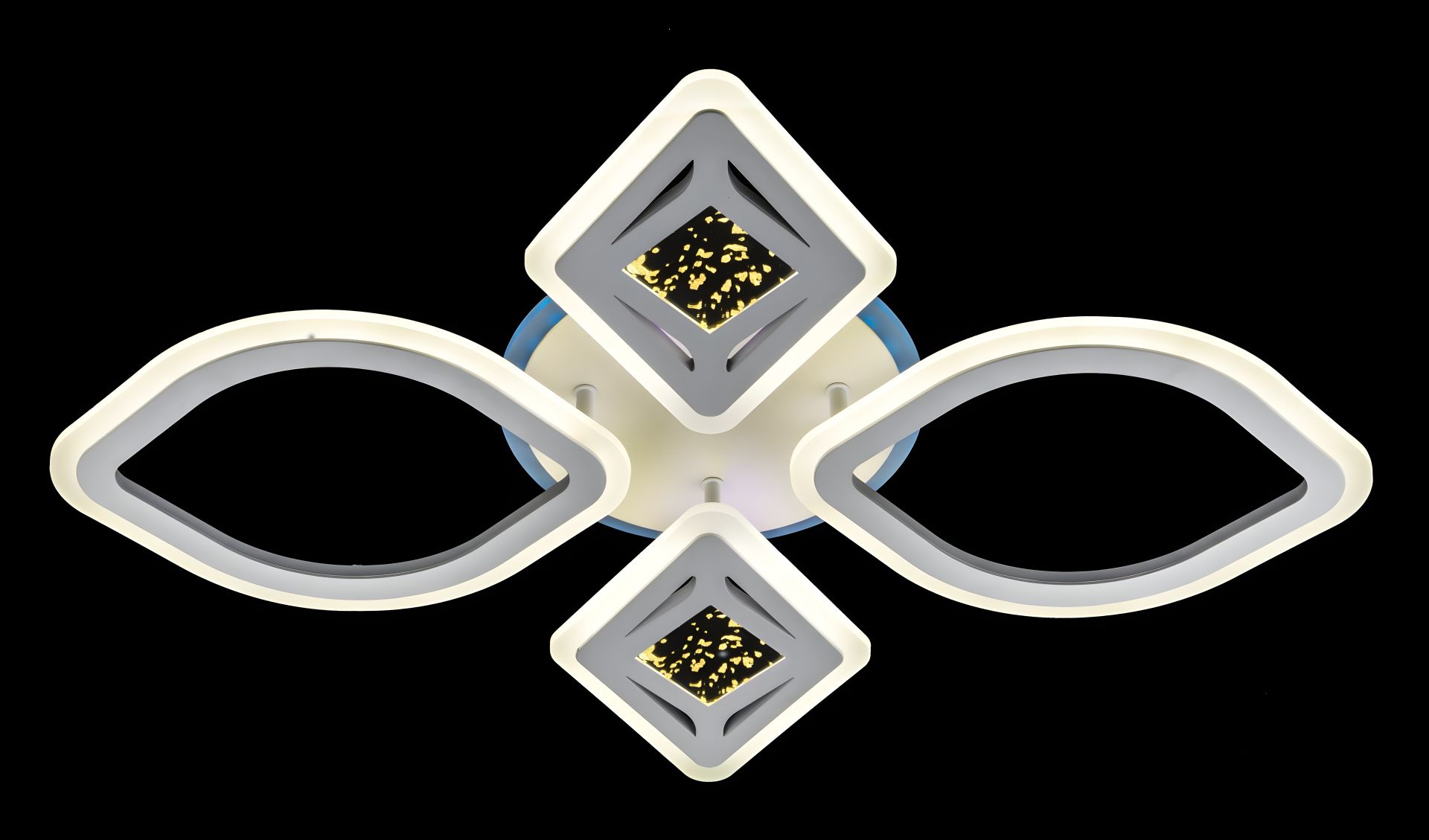 Світлодіодна люстра з пультом Valeso V 2134-2+2C-TL WH Світлодіодна люстра з пультом Valeso V 2134-2+2C-TL WH