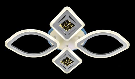 Світлодіодна люстра з пультом Valeso V 2134-2+2C-TL WH