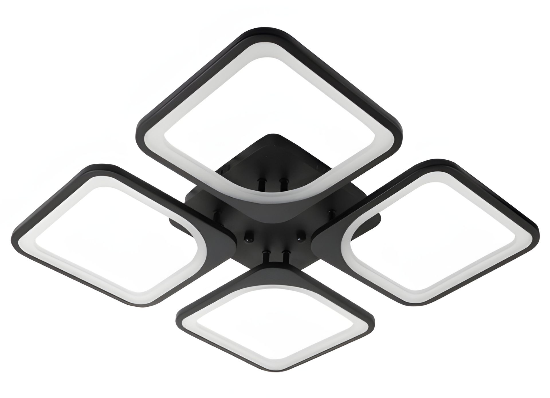 Люстра стельова світлодіодна IS K39047-4, LED 144W, з пультом, Чорний Люстра стельова світлодіодна IS K39047-4, LED 144W, з пультом, Чорний