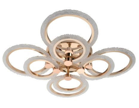 Світлодіодна люстра VALESO V з пультом, K39557-4+4 GD Світлодіодна люстра VALESO V з пультом, K39557-4+4 GD