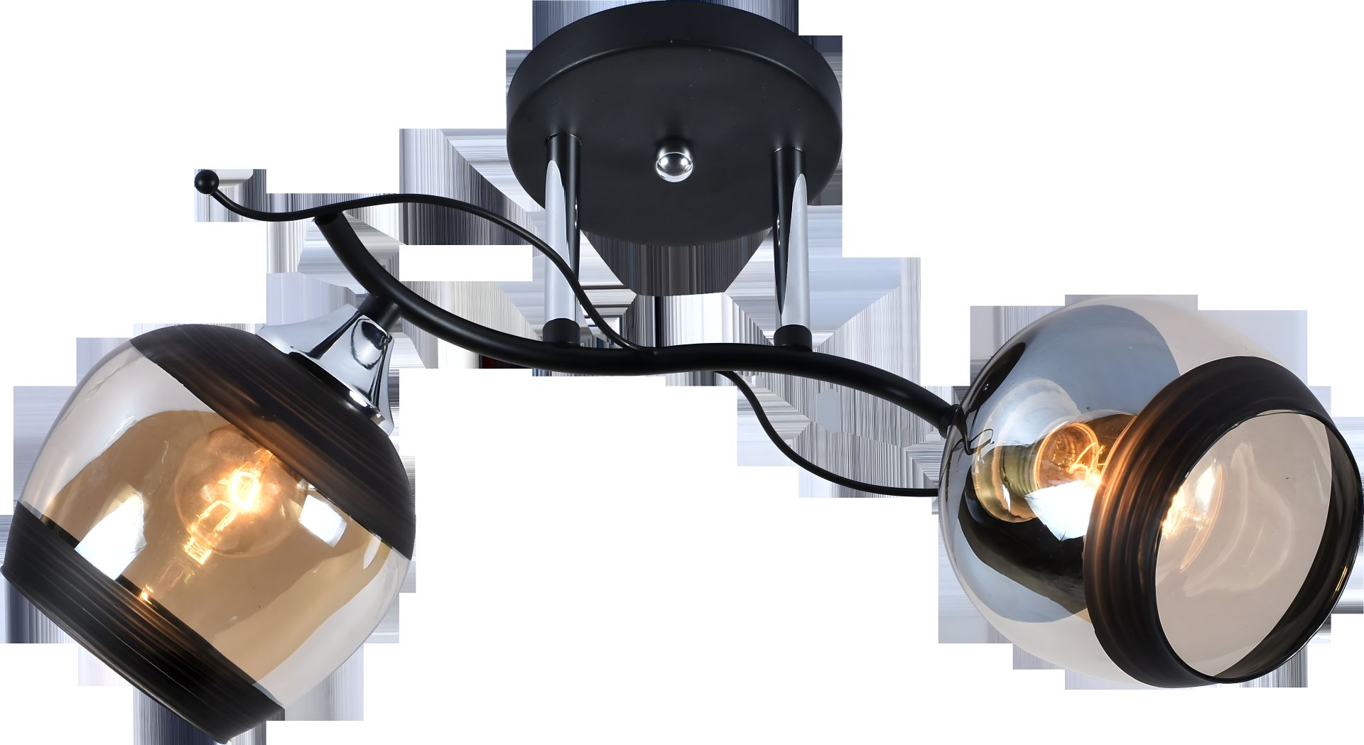 Люстра декоративна V DА5054/2В Black+Chrome Люстра декоративна V DА5054/2В Black+Chrome