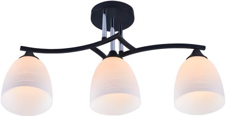 Стильная декоративная люстра V XA1108/3 Black Chrome на 3 плафона