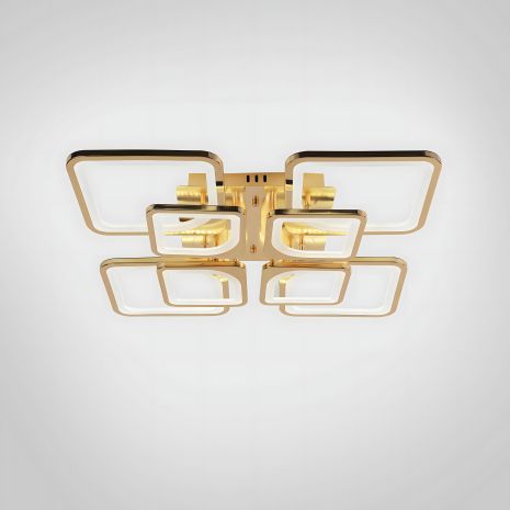 Светодиодная люстра V K39047-4+4 GD с пультом