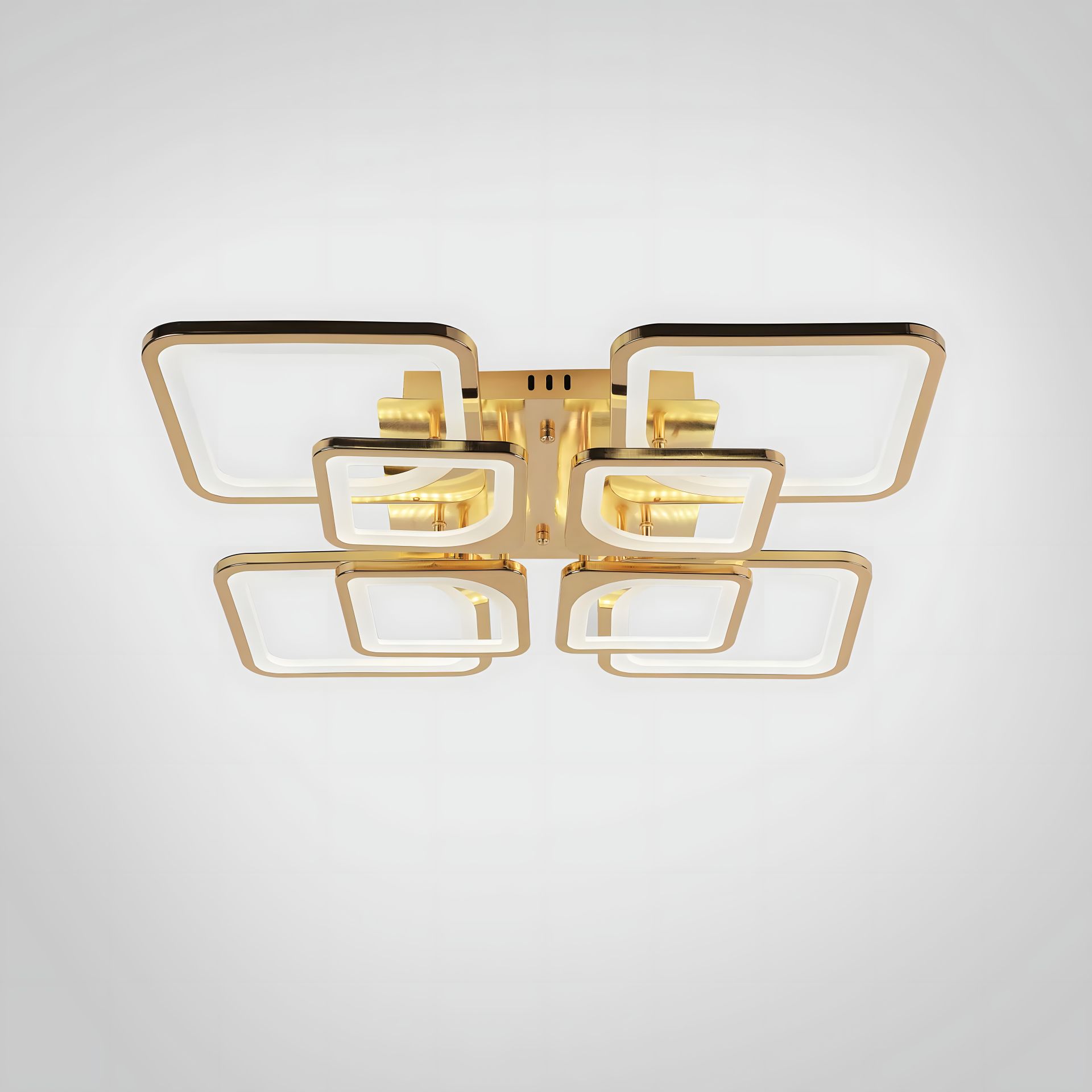 Светодиодная люстра V K39047-4+4 GD с пультом Светодиодная люстра V K39047-4+4 GD с пультом